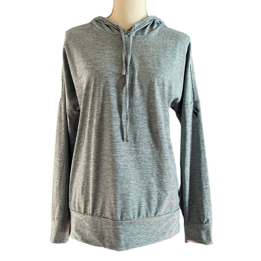 Sketchers Gowalk Relaxed Fit Striped Hoodie M